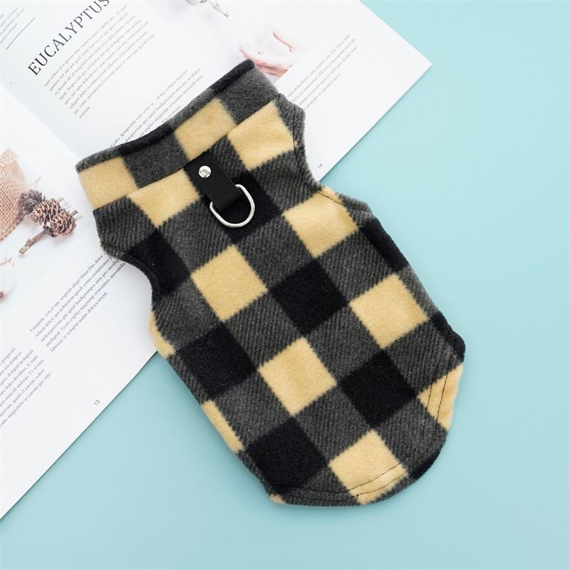 Yellow and Black Plaid